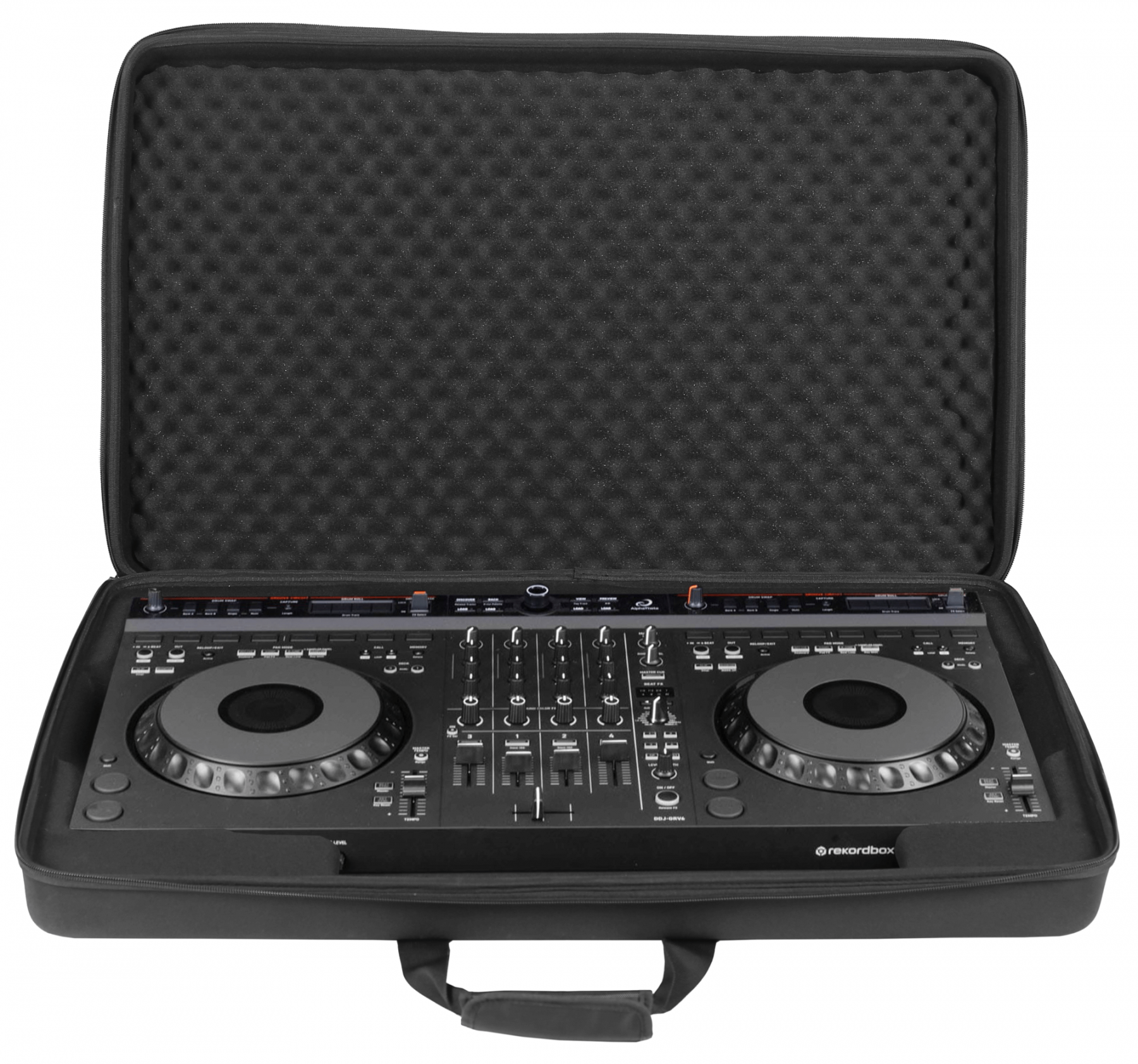 UDG Creator AlphaTheta DDJ-GRV6 Hardcase Black - Open with Controller