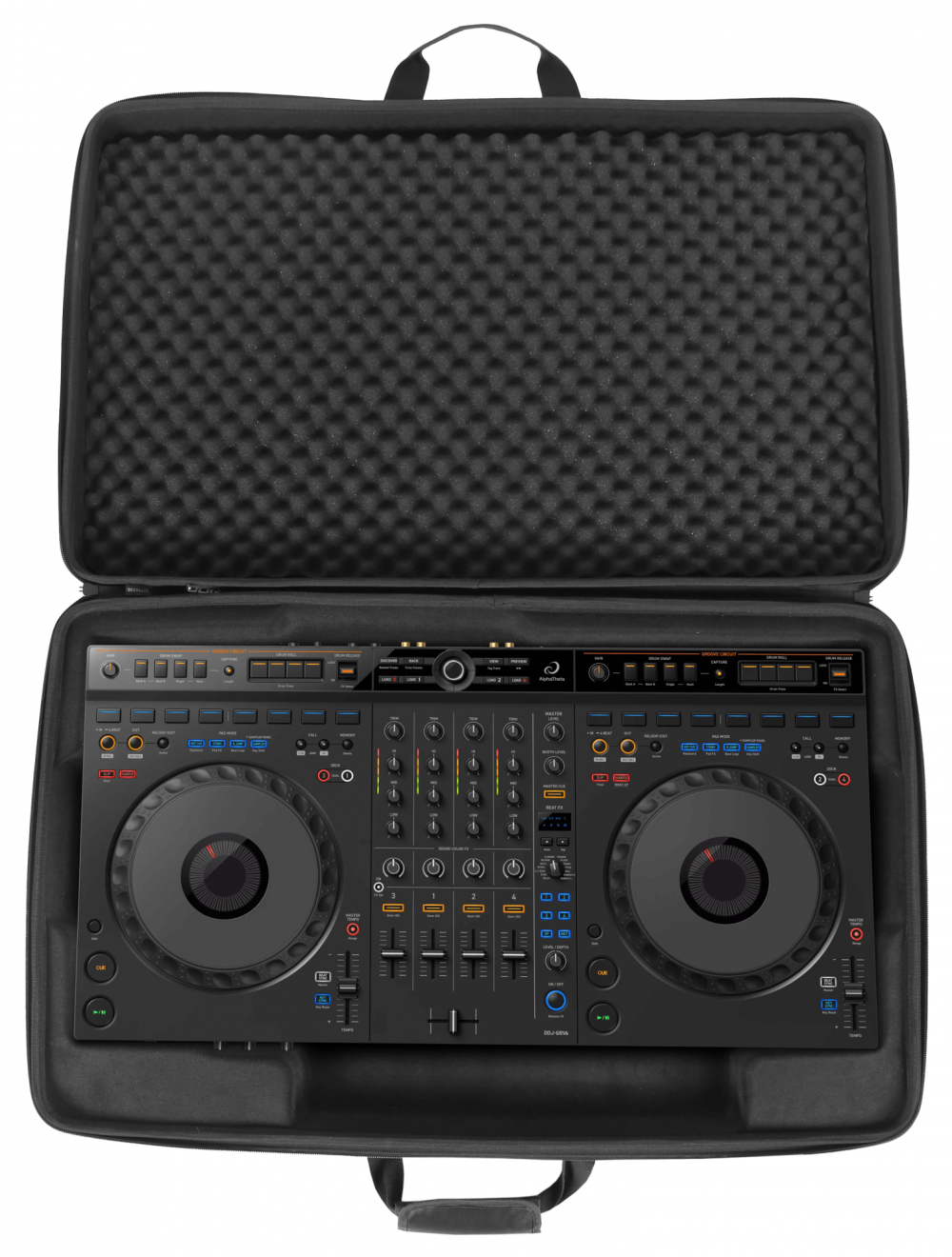 UDG Creator AlphaTheta DDJ‑GRV6 Hardcase Black U8329BL